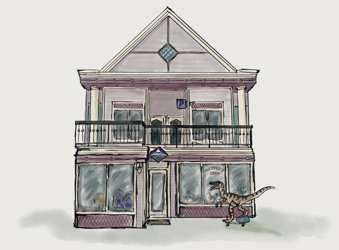 Location Art for Wedding Website