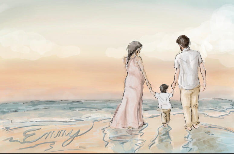 Baby Shower E-Vite Art
